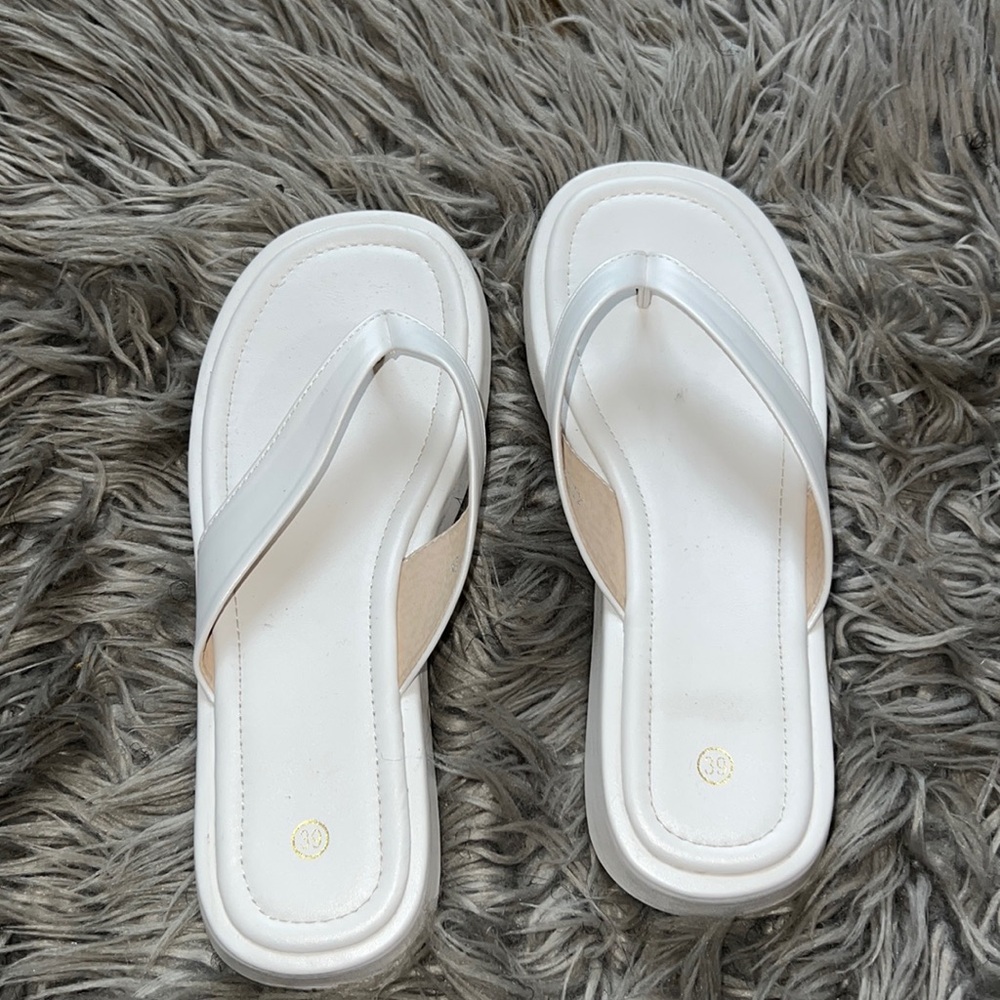 White Platform Sandals